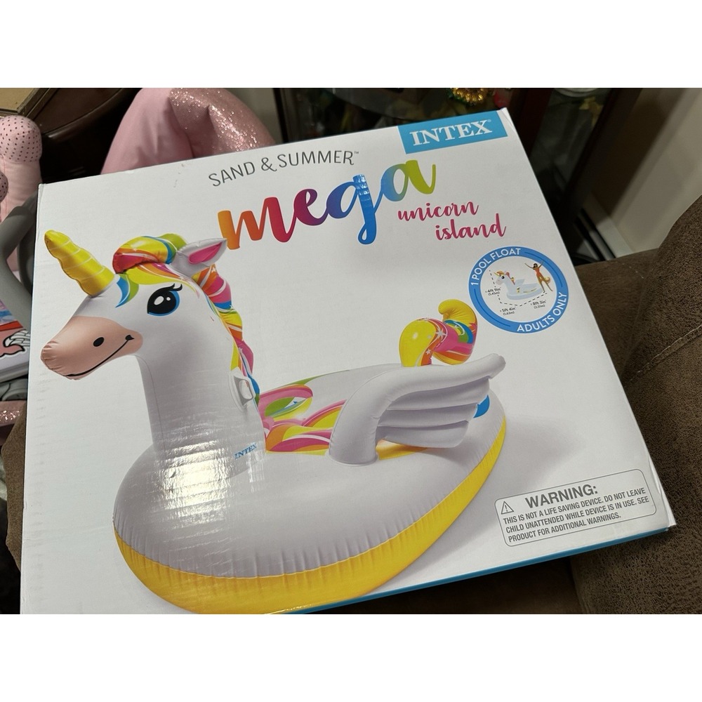 Intex Mega Unicorn Island Tube Brand New